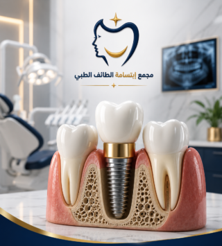 زراعة الأسنان في الطائف | مجمع ابتسامة الطائف الطبي