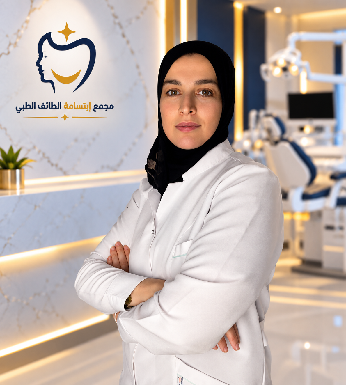 د. أميمة رياض من طبيبات مجمع ابتسامة الطائف الطبي في الطائف