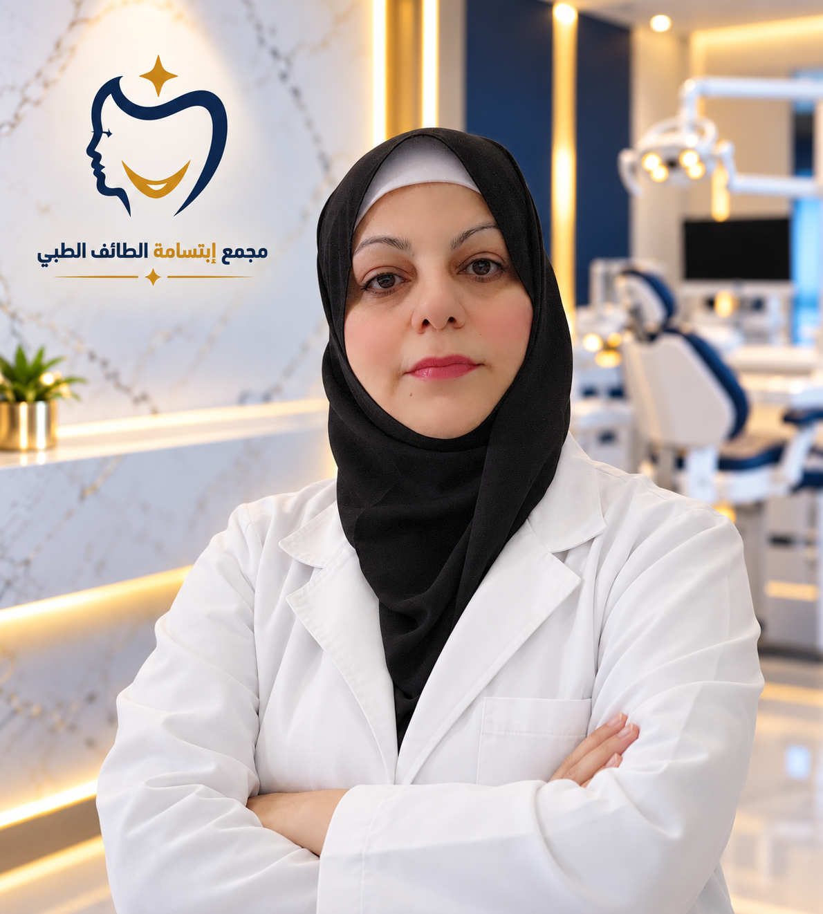 د. مؤمنة مصطفى من طبيبات مجمع ابتسامة الطائف الطبي بالطائف