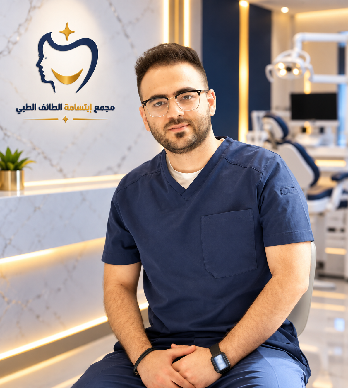 د. محمد حسن من أطباء مجمع ابتسامة الطائف الطبي بالطائف